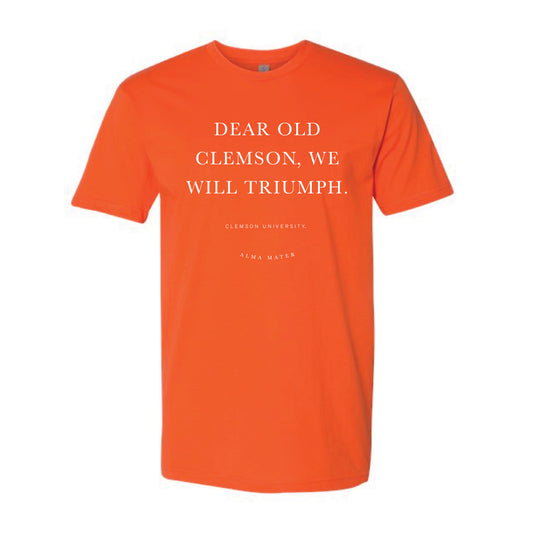The Clemson Alma Mater | Classic Orange Tee