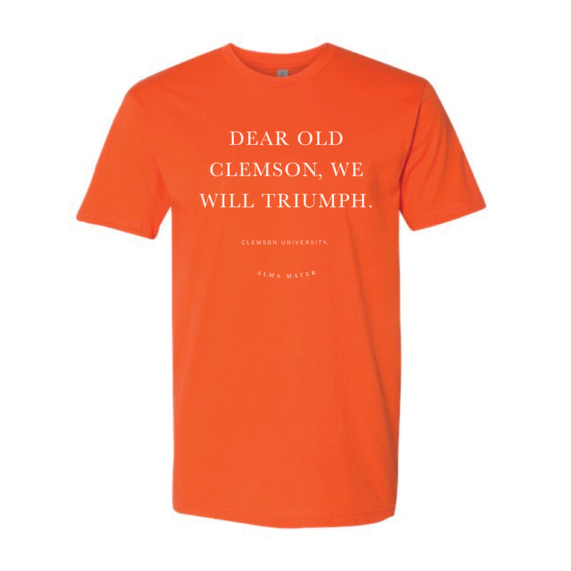 The Clemson Alma Mater | Classic Orange Tee
