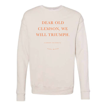 The Clemson Alma Mater | Heather Dust Sweatshirt
