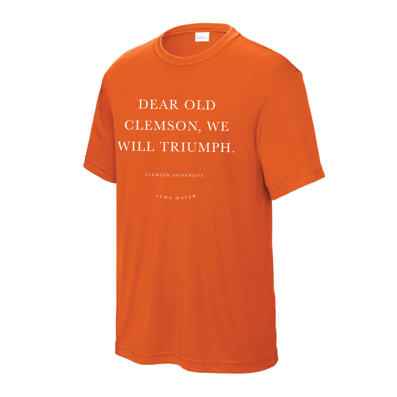 The Clemson Alma Mater | Youth Deep Orange Tee