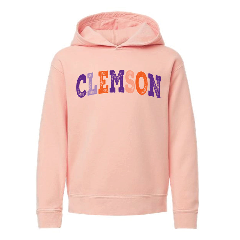 The Clemson Arch Multi | Youth Peachy Hoodie