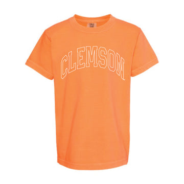 The Clemson Arch Outline | Youth Melon Tee