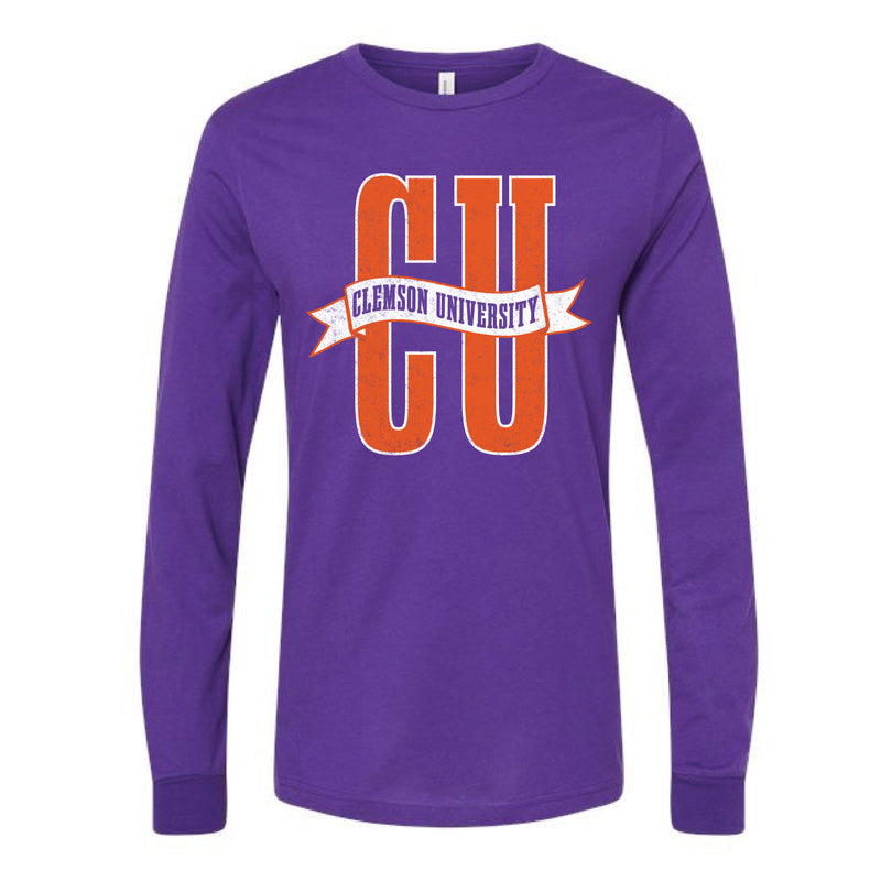 The Clemson Banner | Team Purple Long Sleeve Tee