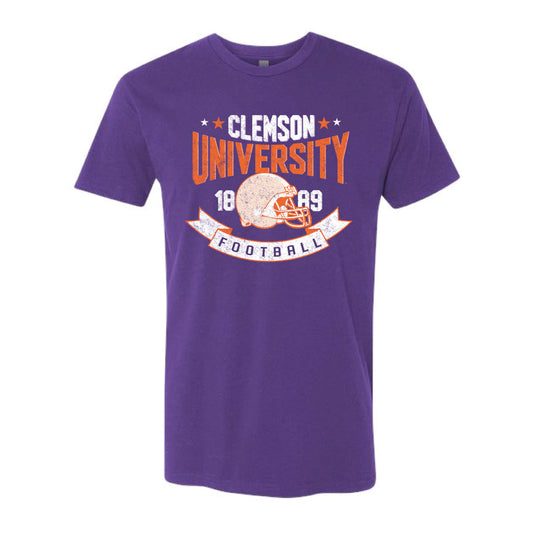 The Clemson Football EST | Washed Purple Rush Tee
