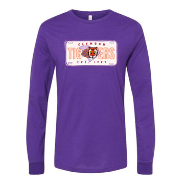 The Clemson License Plate | Team Purple Long Sleeve Tee