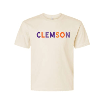 The Clemson Multi | Youth Natural Tee