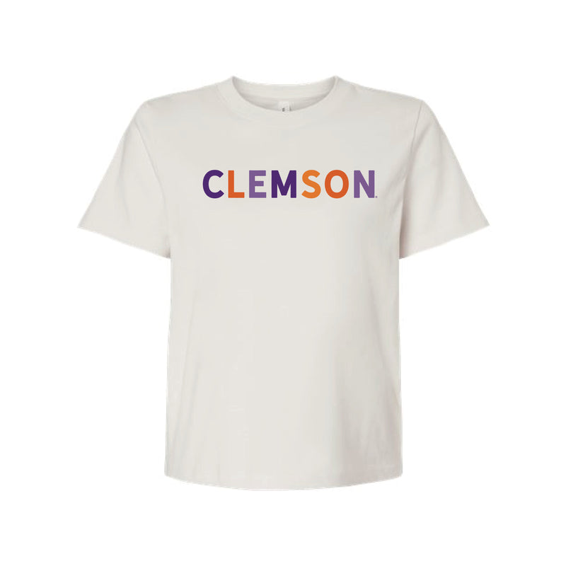 The Clemson Multi | Vintage White Tee