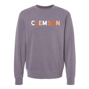 The Clemson Multi | Pigment Plum Sweatshirt