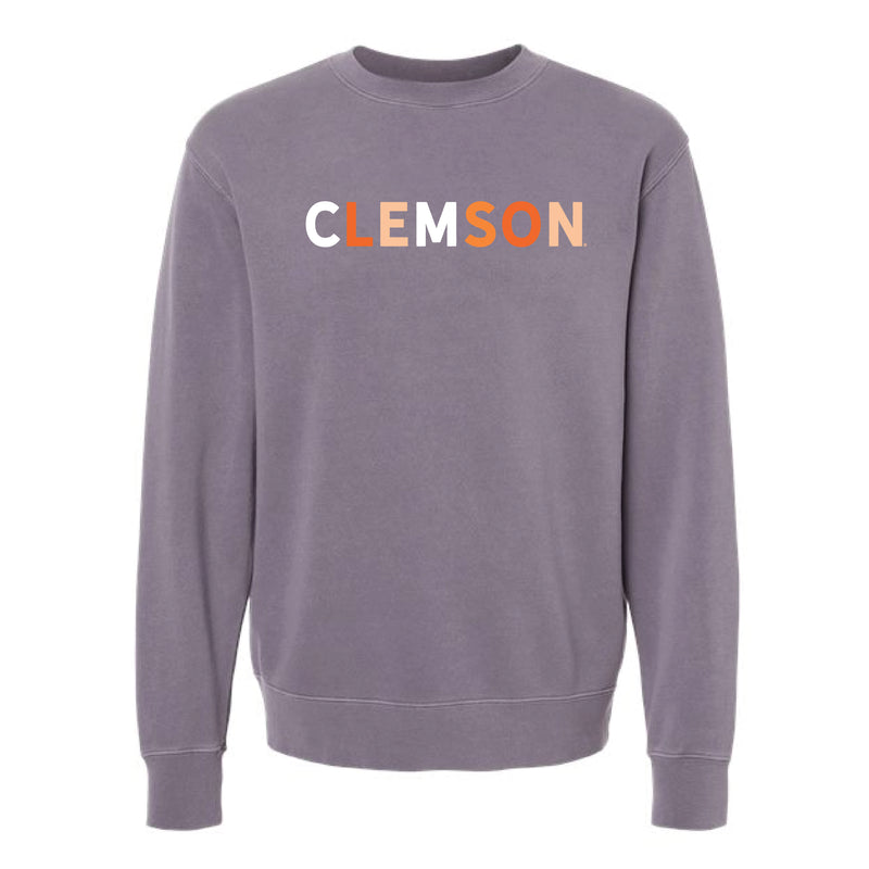 The Clemson Multi | Pigment Plum Sweatshirt