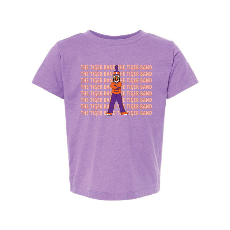 The Clemson Tiger Band | Toddler Heather Team Purple Tee