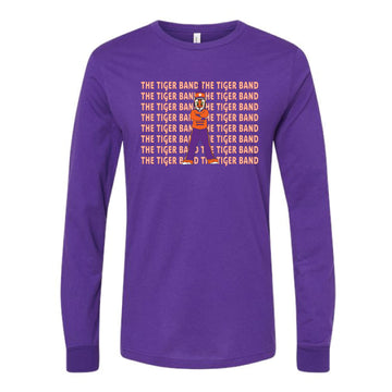 The Clemson Tiger Band | Team Purple Long Sleeve Tee