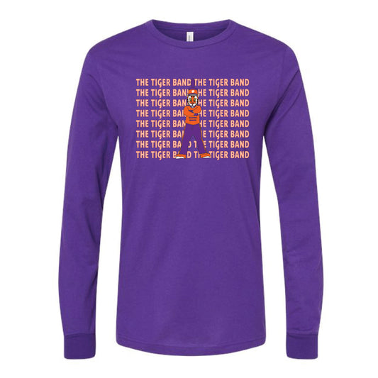The Clemson Tiger Band | Team Purple Long Sleeve Tee