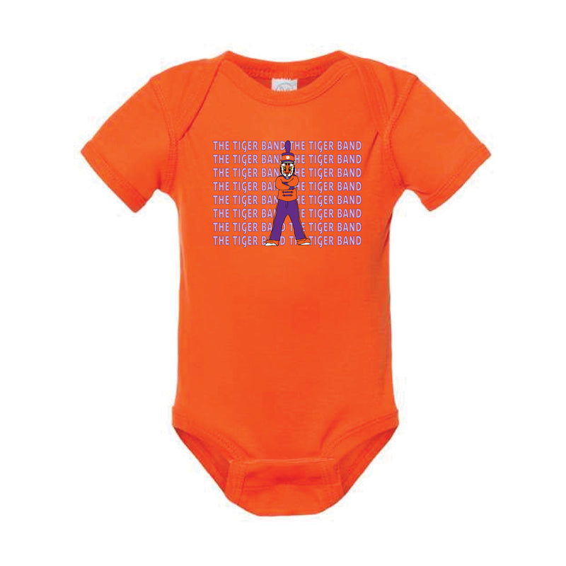 The Clemson Tiger Band  | Baby Orange Onesie