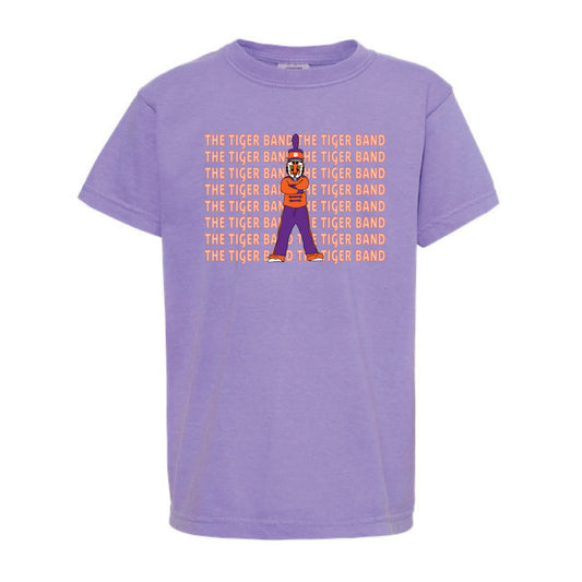 The Clemson Tiger Band | Youth Violet Tee