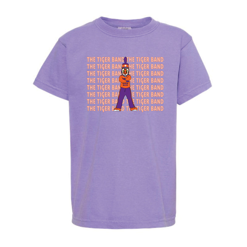The Clemson Tiger Band | Youth Violet Tee