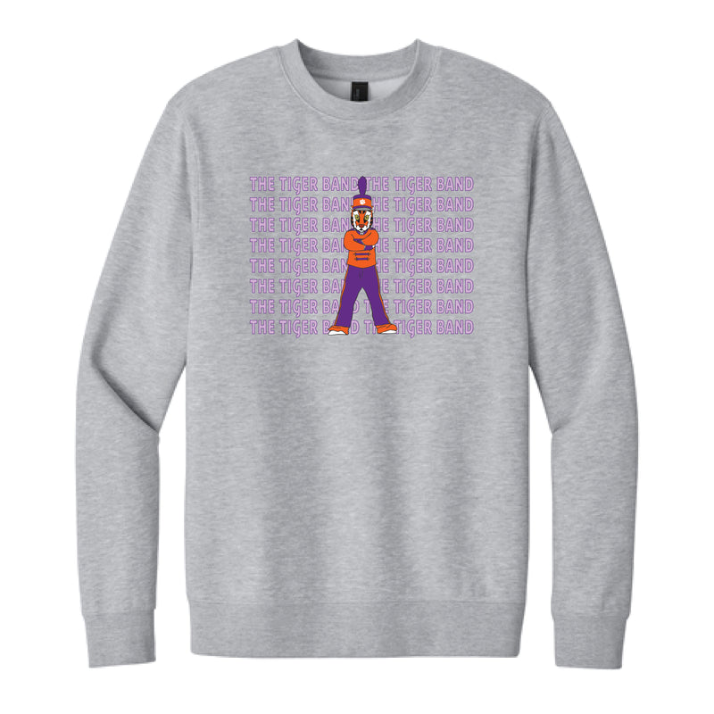 The Clemson Tiger Band | Heather Light Grey Sweatshirt
