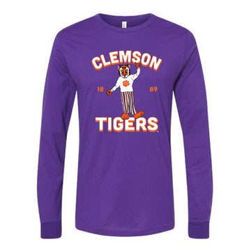 The Clemson Tigers EST | Purple Long Sleeve Tee