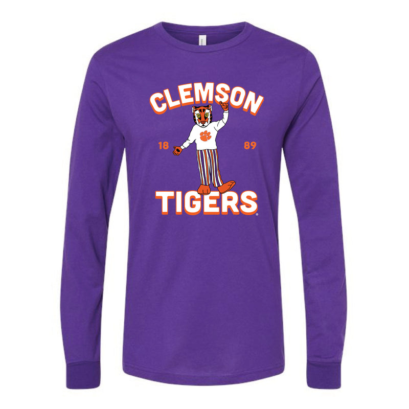 The Clemson Tigers EST | Purple Long Sleeve Tee