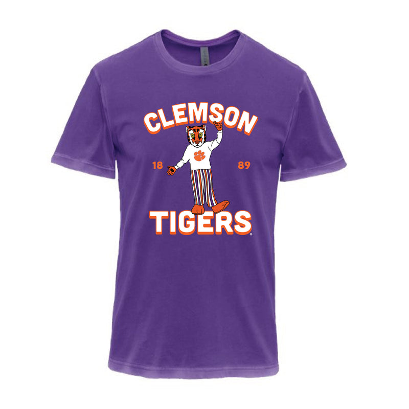 The Clemson Tigers EST | Washed Purple Tee
