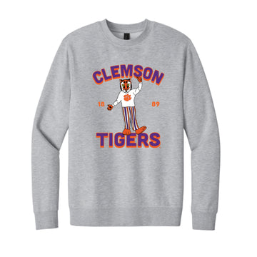 The Clemson Tigers EST | Light Grey Heather Sweatshirt