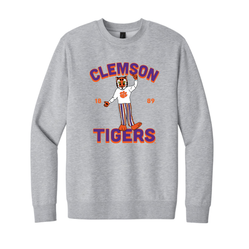 The Clemson Tigers EST | Light Grey Heather Sweatshirt