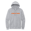 The Clemson Tigers Puff | Light Heather Grey Fleece Hoodie