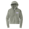 The Clemson Tigers Wavy | Grey Frost 1/2 Zip Pullover