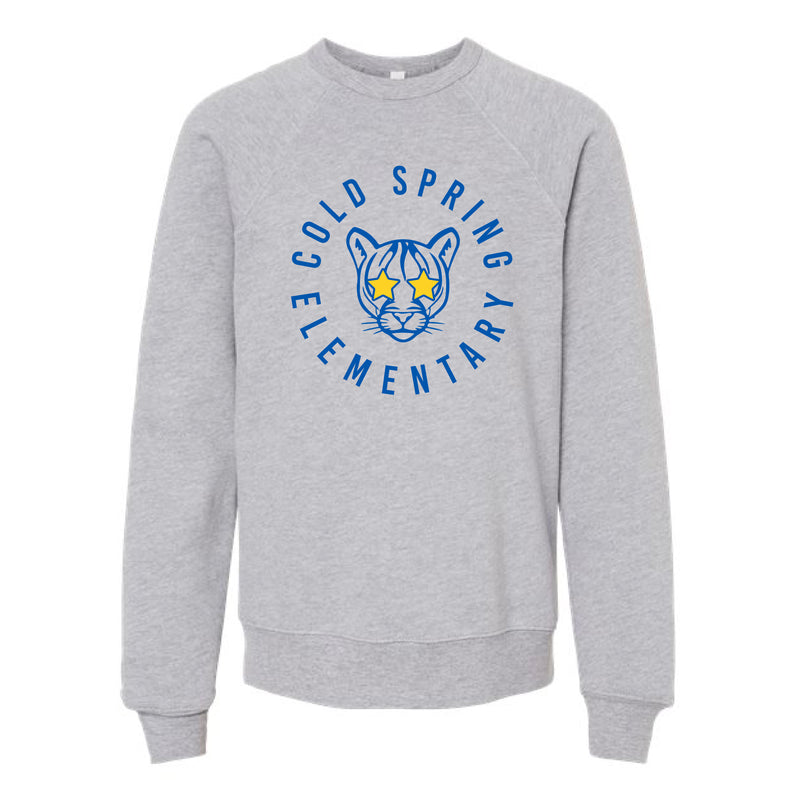 The Cold Spring Circle | Athletic Heather Youth Crewneck Sweatshirt