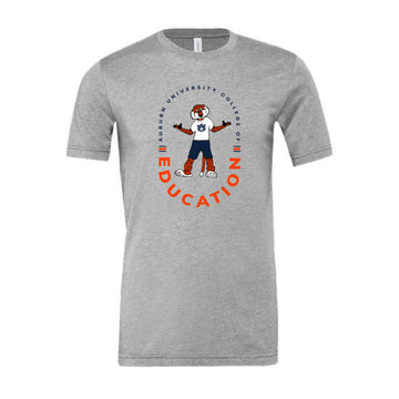The College of Education Aubie | Athletic Heather Tee