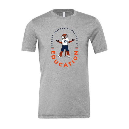 The College of Education Aubie | Athletic Heather Tee