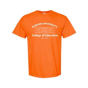 The College of Education Building | Adult Burnt Orange Tee