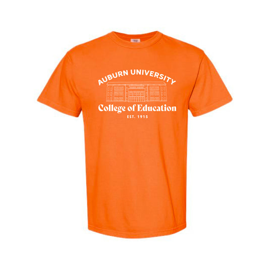 The College of Education Building | Adult Burnt Orange Tee