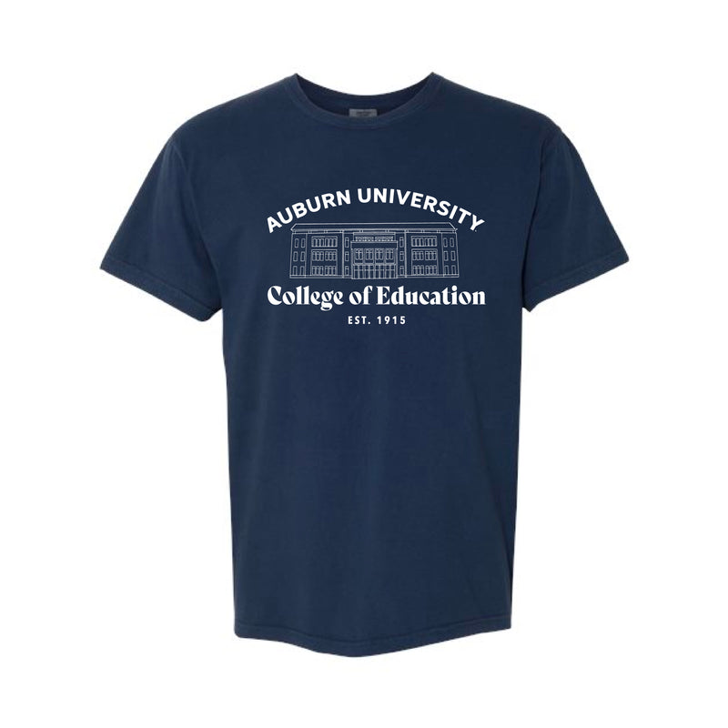 The College of Education Building| Adult True Navy Tee