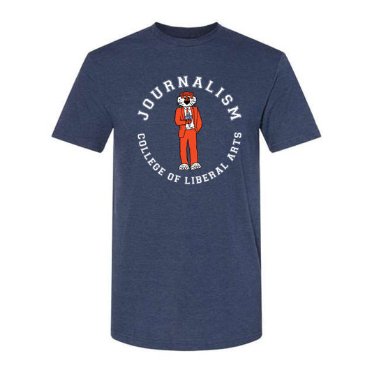 The College of Journalism | Navy Mist Tee