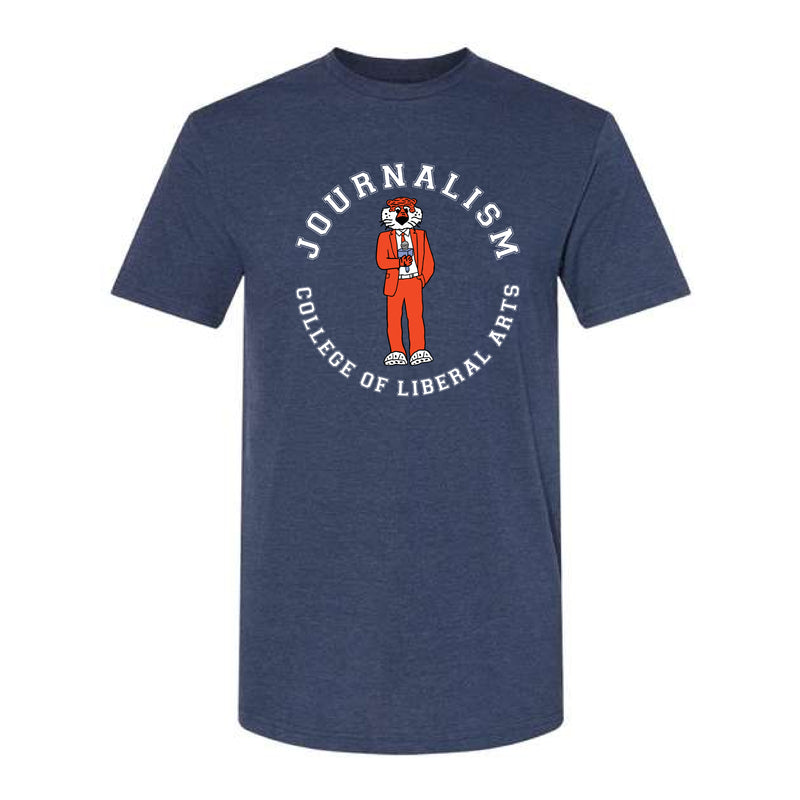 The College of Journalism | Navy Mist Tee