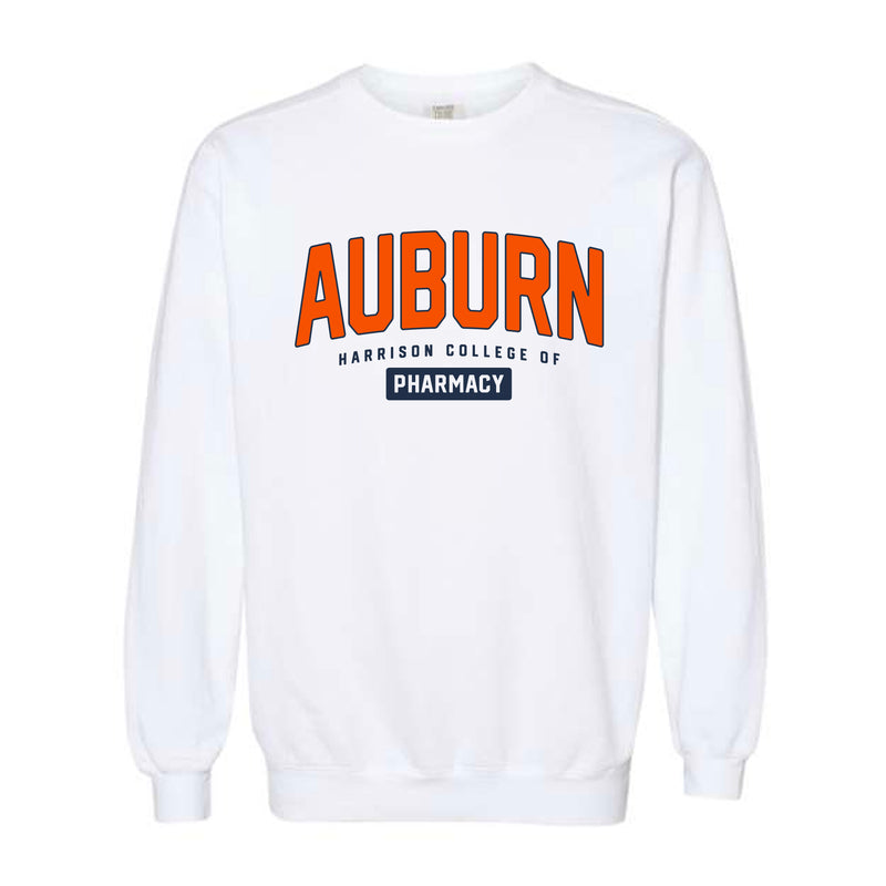 The Collegiate Auburn Pharmacy | Adult White Sweatshirt