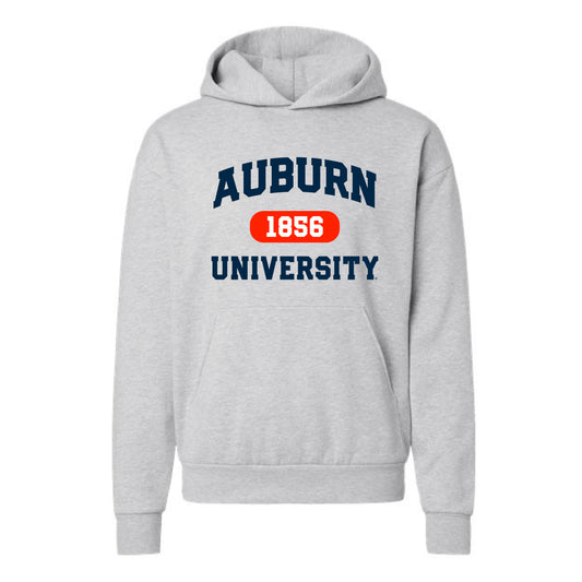 The Collegiate Auburn University | Grey Heather Hooded Sweatshirt