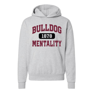 The Collegiate Bulldogs Mentality | Grey Heather Hoodie