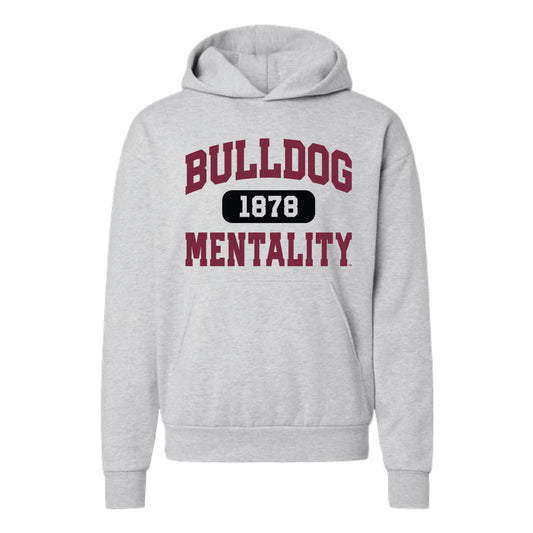 The Collegiate Bulldogs Mentality | Grey Heather Hoodie