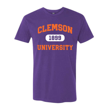 The Collegiate Clemson University | Washed Purple Rush Tee