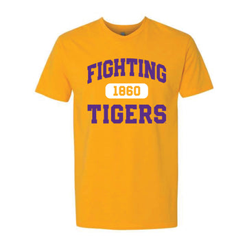 The Collegiate Fightin' TIgers | Gold Tee