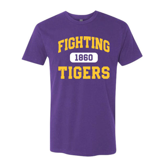 The Collegiate Fightin' TIgers | Washed Purple Rush Tee