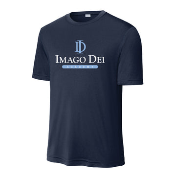 The Imago Dei Collegiate | Adult True Navy Sport-Tek Tee