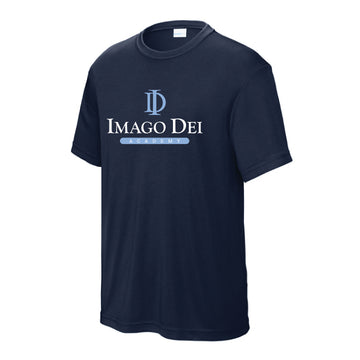 The Imago Dei Collegiate | Youth True Navy Sport-Tek Tee