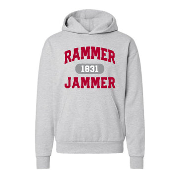 The Collegiate Rammer Jammer | Grey Heather Hoodie