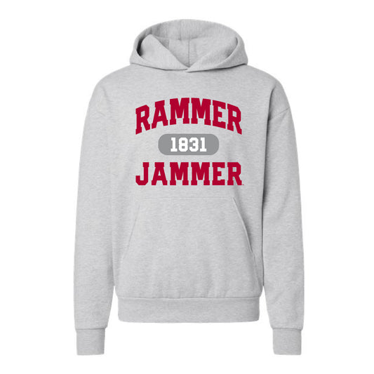 The Collegiate Rammer Jammer | Grey Heather Hoodie