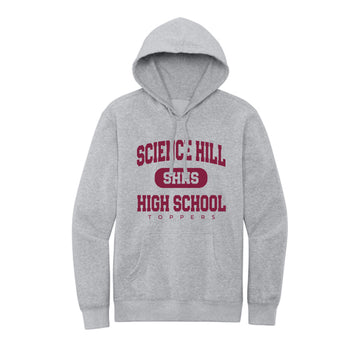 The Collegiate Science Hill | Adult Light Heather Grey Fleece Hoodie