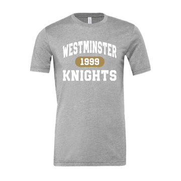 The Collegiate Westminster Est. | Adult Athletic Heather Tee