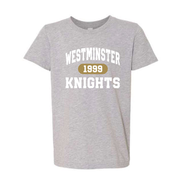 The Collegiate Westminster Est. | Youth Athletic Heather Tee