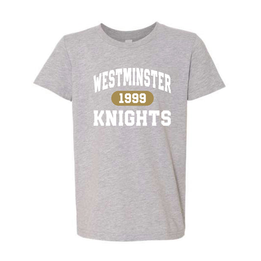 The Collegiate Westminster Est. | Youth Athletic Heather Tee